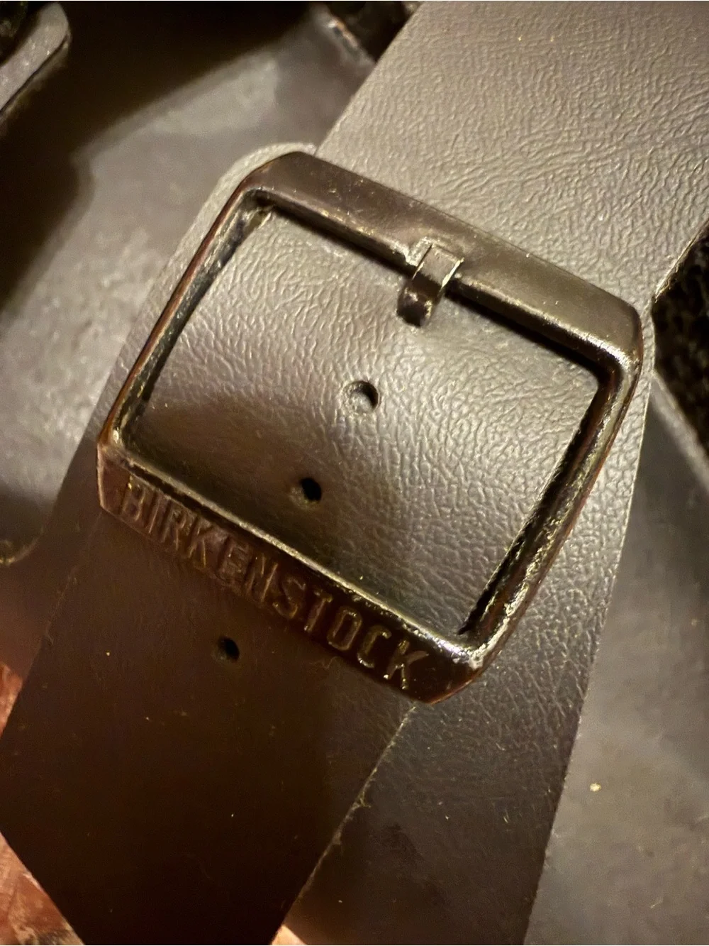 Birkenstock Black Double Buckle Slide